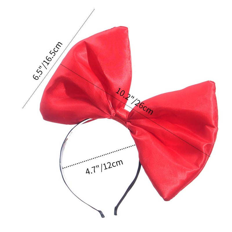 ZTL Women Huge Bow Headband Hairband Hair Hoop Accessories Party Props - Image 4